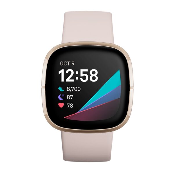 Relógio Smartwatch Fitbit Sense Fitbit Branco Lunar